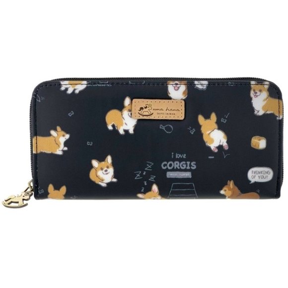 Waterproof Corgi Long Wallet Fits Phone & Bills - Picture 1 of 16